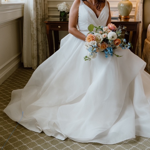 Hayley Paige Custom wedding dress- Unstripped decklyn- Ivory/nude - Picture 1 of 4